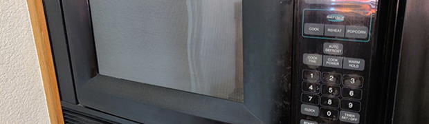 Microwave door