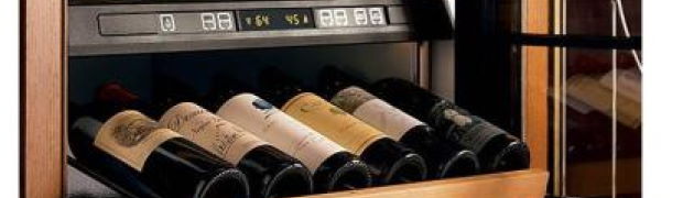 wine storage open door
