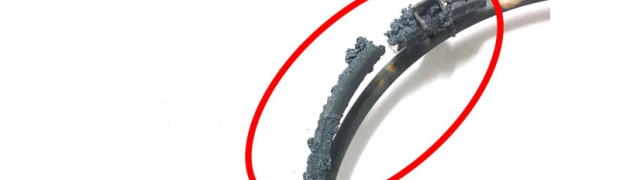damaged wire connection