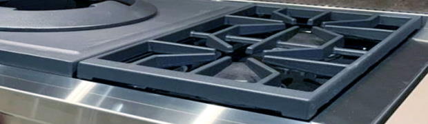 Wolf stove burners