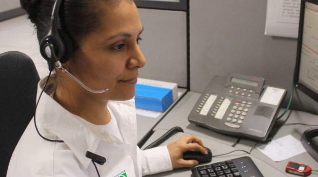 dispatcher taking calls